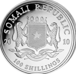 Somalia Elefant 1 Unze Silber 2010*