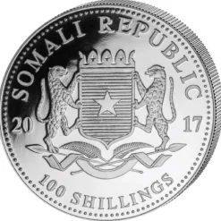 Somalia Elefant 1 Unze Silber 2017*