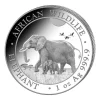 Somalia Elefant 1 Unze Silber 2022*