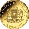 Somalia Leopard 0,5 Gramm Gold 2022