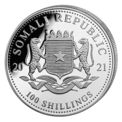 Somalia Leopard 1 Oz Silber 2021*