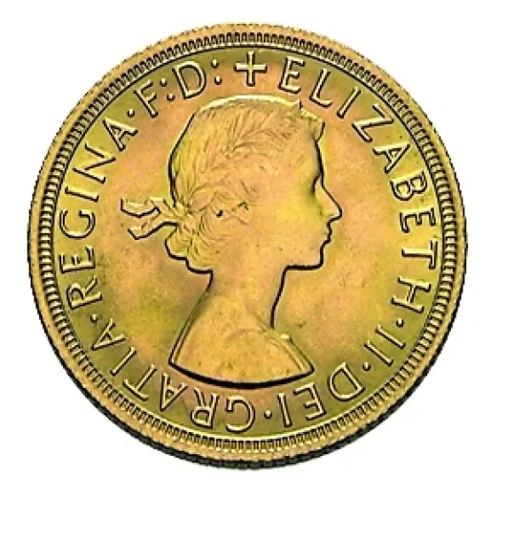 Sovereign 1 Pfund Goldmünze 7,32 Gr. Feingold
