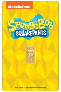 Sponge Bob 1 Gramm Goldbarren - Perth Mint