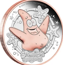 SpongeBob Patrick Star 2025 2 Oz Silber