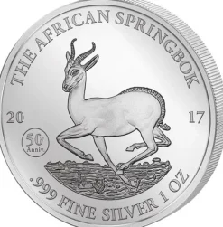 Springbock 50 Jahre 1 Oz Silber 2017 Gabu*