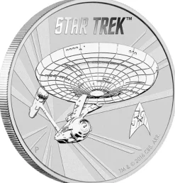 Star Trek - Enterprise NCC-1701 - 1 Oz Silber 2016*