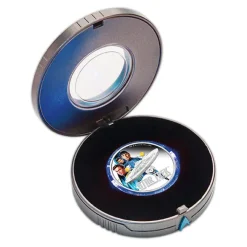 Star Trek USS Enterprise + Crew 2 Oz Silber Proof 2019 +Box +COA*