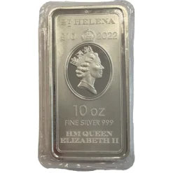 St. Helena 10 Oz Münzbarren Silber verschiedene Jahrgänge
