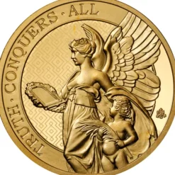 St. Helena - Queens Virtues - 1 Oz Gold 2022*