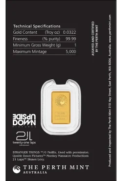 Stranger Things 1 Gramm Goldbarren 2026 inkl. Umverpackung