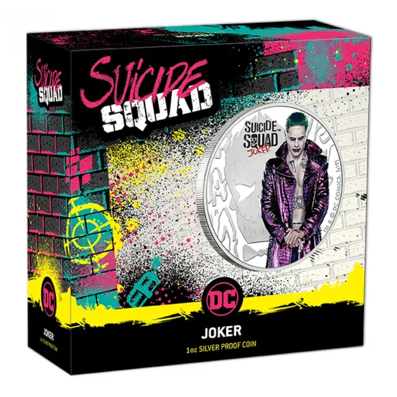 Suicide Squad - Joker 2019 1 Oz Silber Proof*