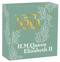 95th Birthday 1/4 Oz Gold Proof 2021 + Box + Zertifikat