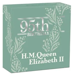 95th Birthday Queen Elizabeth II 1 Unze Silber Proof 2021 +Box +Zertifikat*