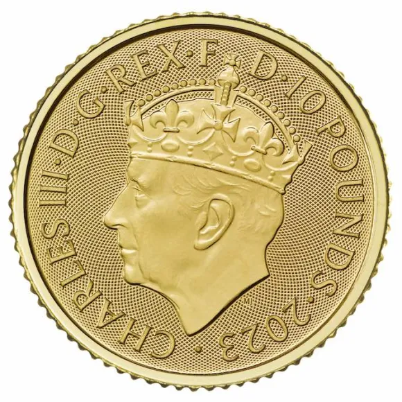 The Coronation Coin - King Charles - 1/10 oz Gold 2023