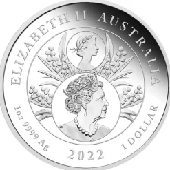 The Queen - Platinum Jubilee - 1 Oz Silber Proof +Box +COA*