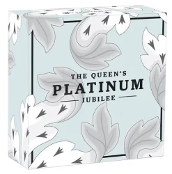 The Queen - Platinum Jubilee - 1 Oz Silber Proof +Box +COA*