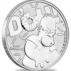 The Simpsons - Homer - 1 Oz Silber 2019 *