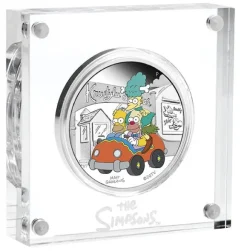 The Simpsons - Krusty Lu Studios - 1 Unze Silber Proof 2022 + Box +COA*