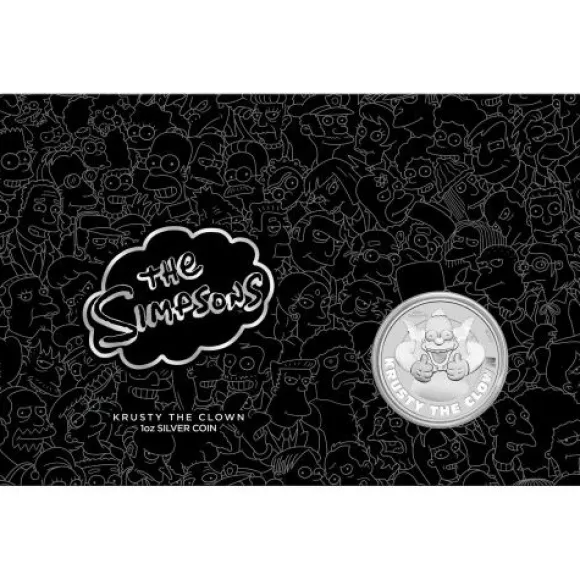 The Simpsons Krusty - 1 Oz Silber mit Blister 2020*