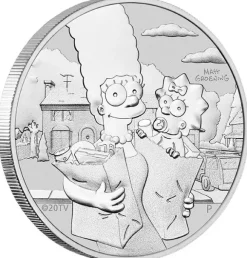 The Simpsons - Marge & Maggie - 1 Oz Silber 2021 *