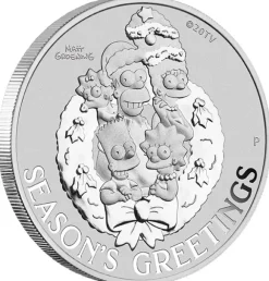 The Simpsons - Season Greetings - 1 Unze Silber 2022 *