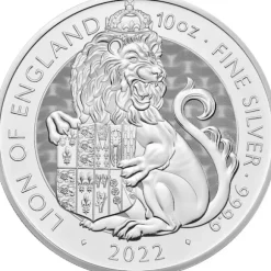 Tudor Beasts - Lion of England - 10 Oz Silber 2022*