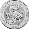 Tudor Beasts - Yale of Beaufort - 1 Unze Platin 2023