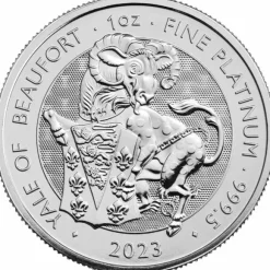 Tudor Beasts - Yale of Beaufort - 1 Unze Platin 2023