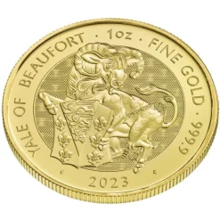 Tudor Beasts - Yale of Beaufort - 1 Unze Gold 2023