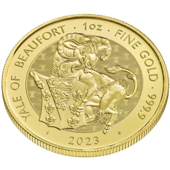 Tudor Beasts - Yale of Beaufort - 1 Unze Gold 2023