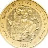 Tudor Beasts - Yale of Beaufort - 1/4 Oz Gold 2023