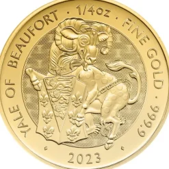 Tudor Beasts - Yale of Beaufort - 1/4 Oz Gold 2023