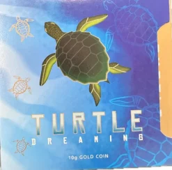 Turtle Dreaming 10 Gramm Goldbarren 2008 + Presentation Pack