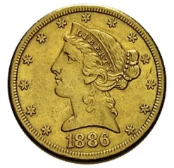 USA - Liberty Head - 5 Dollar Goldmünze 7,52 Gramm