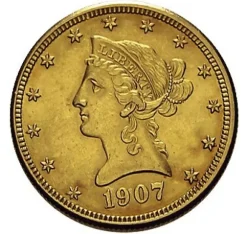 USA - Liberty Head - 10 Dollar Goldmünze 15,05 Gramm Feingoldanteil