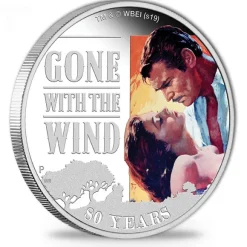 Vom Winde verweht - 1 Oz Silber Proof + Box +COA*