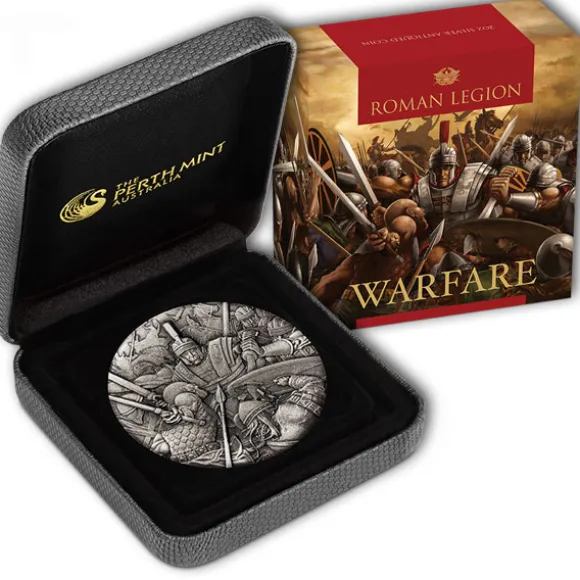 Warfare - Roman Legion - 2 Oz Silber Antik Finish *