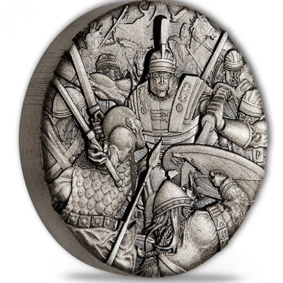Warfare - Roman Legion - 2 Oz Silber Antik Finish *