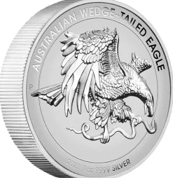 Wedge Tailed Eagle Enhanced Reverse Proof 1 Oz Silber 2021 + Box + COA