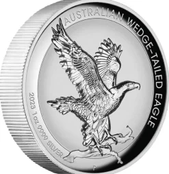 Wedge Tailed Eagle - Incused - 1 Unze Silber 2023 +Box +COA*
