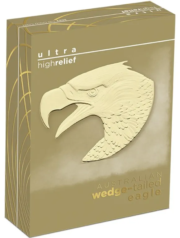 Wedge Tailed Eagle 1 Oz Gold 2022 High Relief Proof + Box + Zertifikat