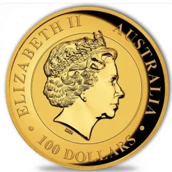 Wedge Tailed Eagle 1 Oz Gold High Reilef 2017