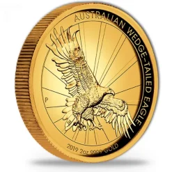 Wedge Tailed Eagle 2 Oz Gold High Relief 2019 + Box + COA