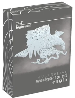 Wedge Tailed Eagle 1 Oz Platin 2021 High Relief + Box + Zertifikat*