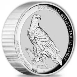 Wedge Tailed Eagle 5 Oz Silber High Relief 2017 +Box *