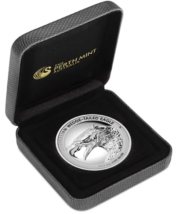 Wedge Tailed Eagle 2022 5 Oz Silber Ultra High Relief Proof + Box +COA*