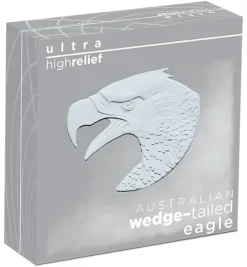 Wedge Tailed Eagle 2022 5 Oz Silber Ultra High Relief Proof + Box +COA*