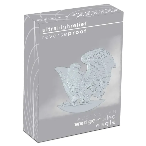 Wedge T. Eagle High Relief reverse Proof 1 Unze 2025