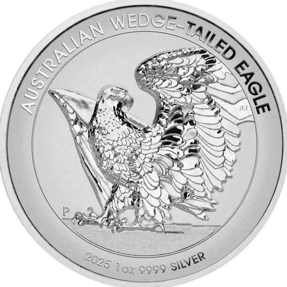 Wedge T. Eagle High Relief reverse Proof 1 Unze 2025