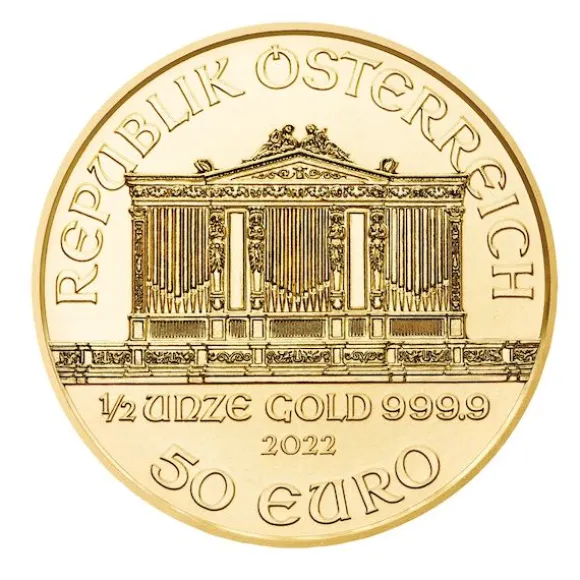 Wiener Philharmoniker 1/2 Unze Gold 2025